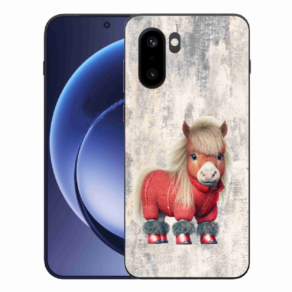 Gélový kryt mmCase na One Plus 15R - poník vo svetri