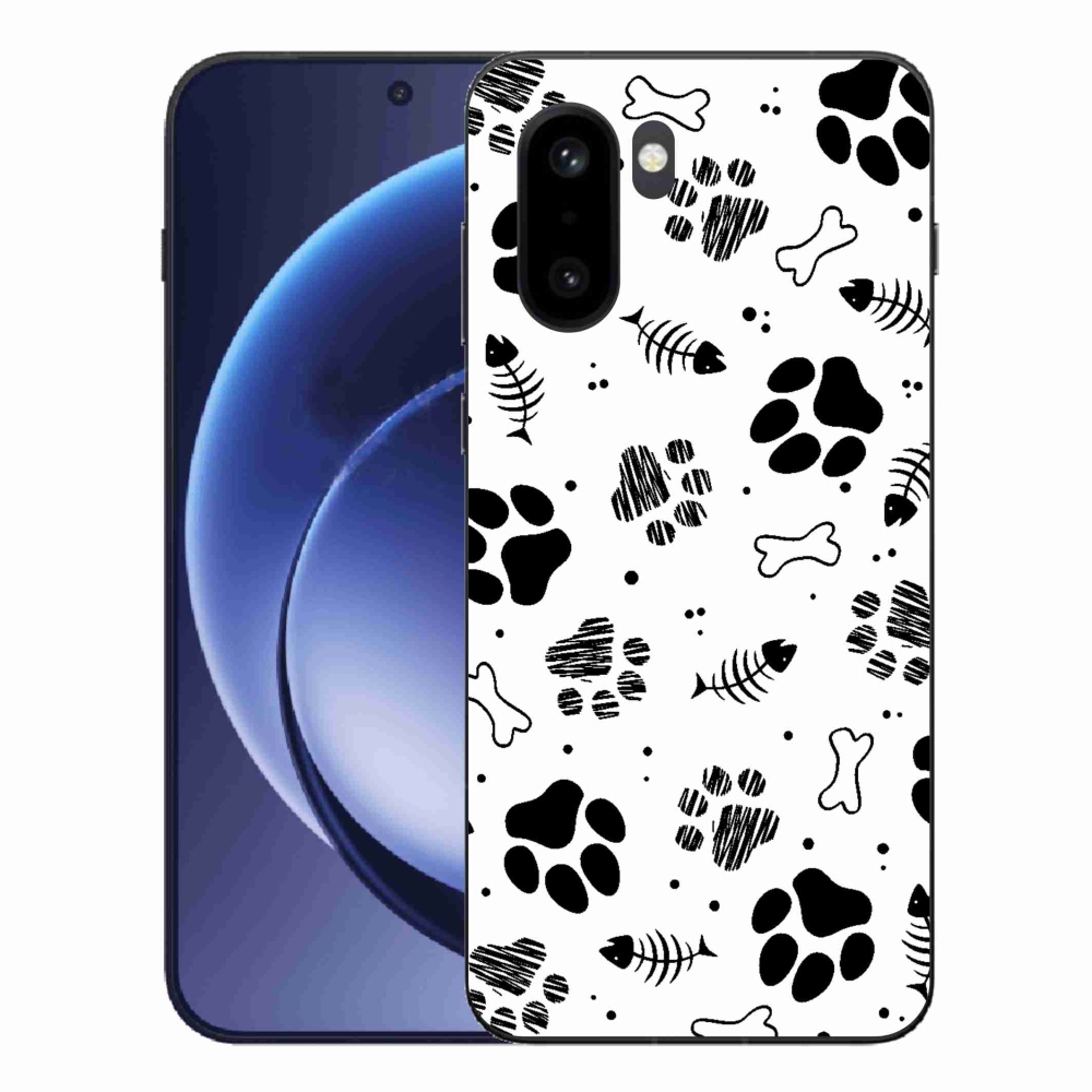 Gélový kryt mmCase na One Plus 15R - psie labky 1