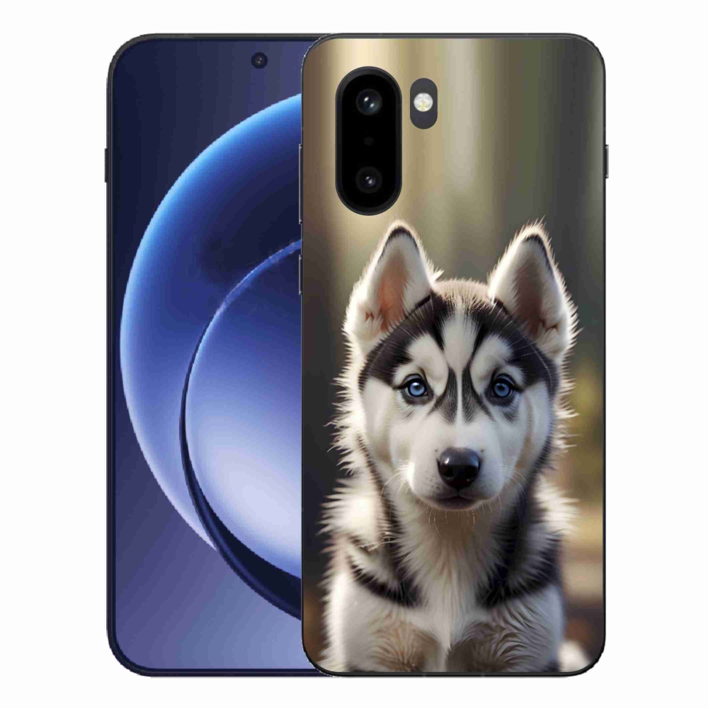Gélový kryt mmCase na One Plus 15R - roztomilý sibírsky husky