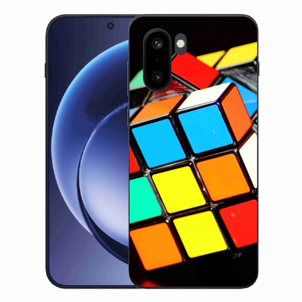 Gélový kryt mmCase na One Plus 15R - rubikova kocka