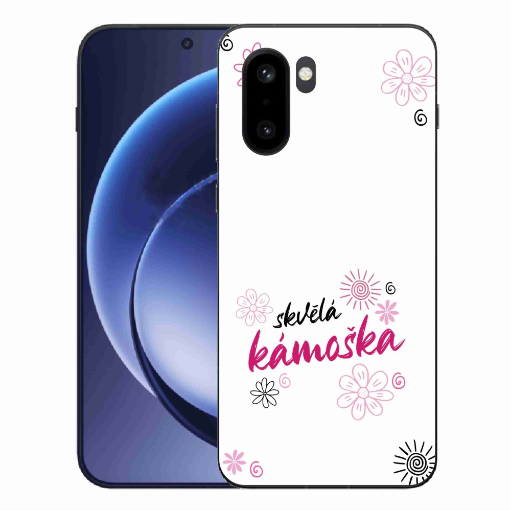 Gélový kryt mmCase na One Plus 15R - skvelá kamoška biele pozadie