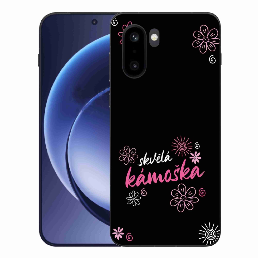 Gélový kryt mmCase na One Plus 15R - skvelá kamoška čierne pozadie