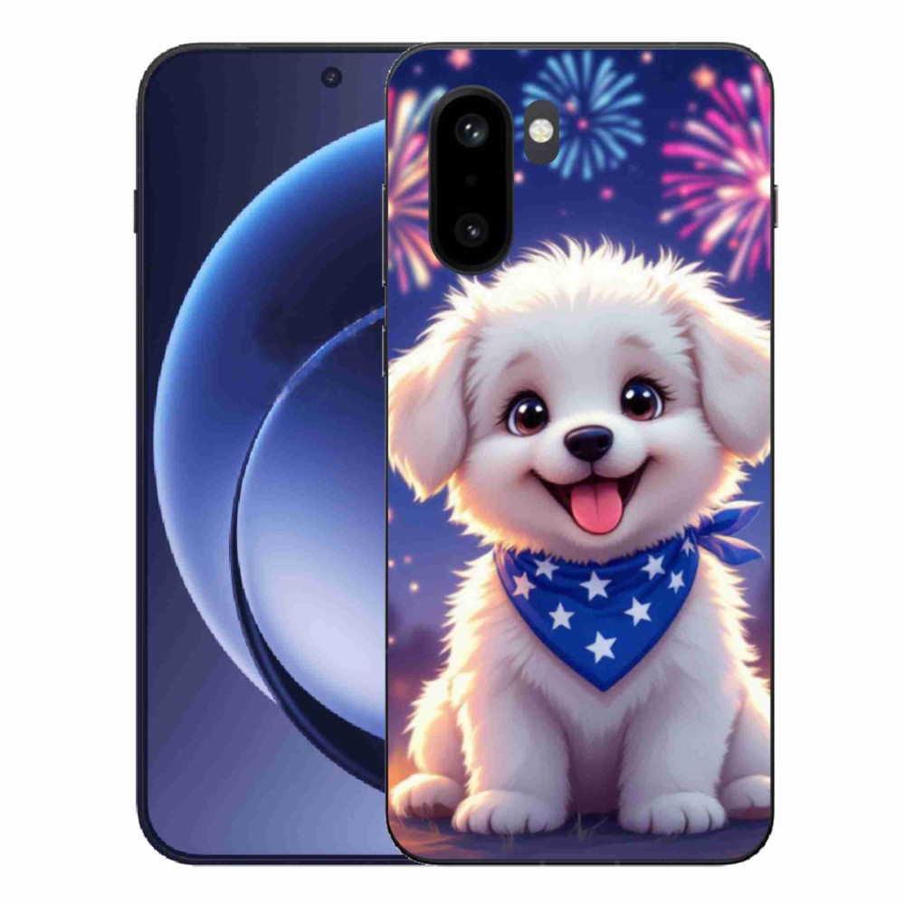 Gélový kryt mmCase na One Plus 15R - slávnostné šteňa