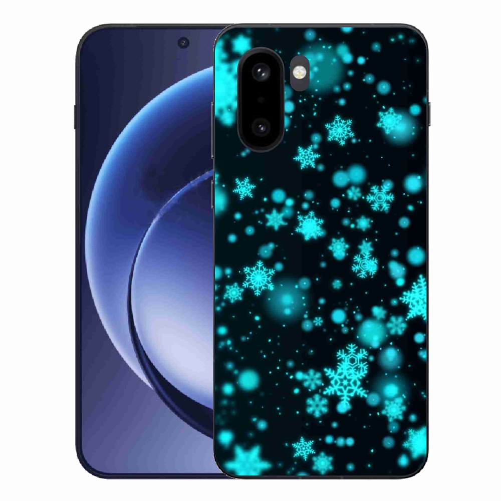 Gélový kryt mmCase na One Plus 15R - snehové vločky 1