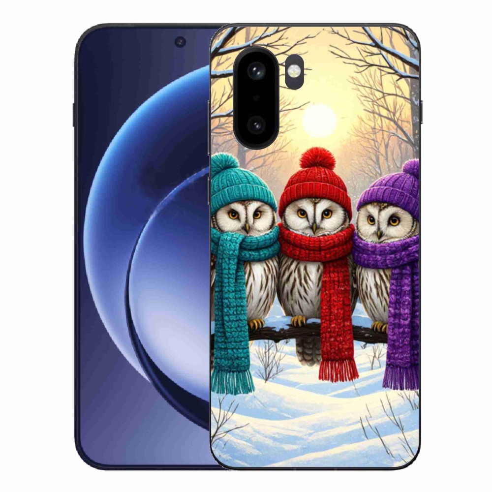 Gélový kryt mmCase na One Plus 15R - soví priatelia