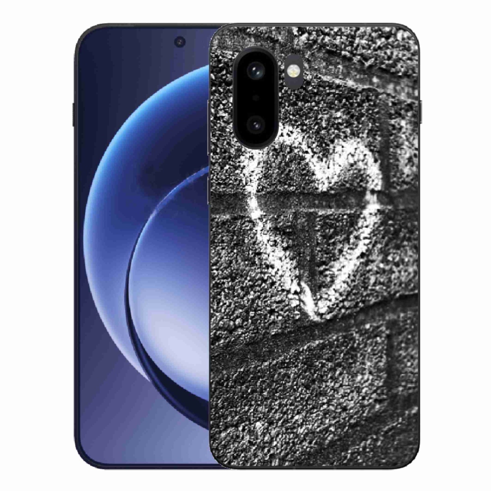 Gélový kryt mmCase na One Plus 15R - srdce na stene