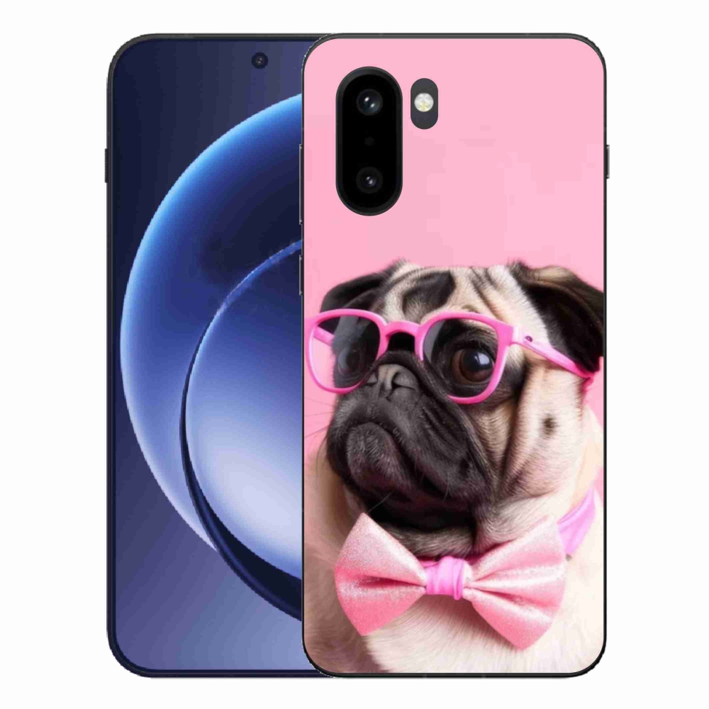 Gélový kryt mmCase na One Plus 15R - štýlový mops