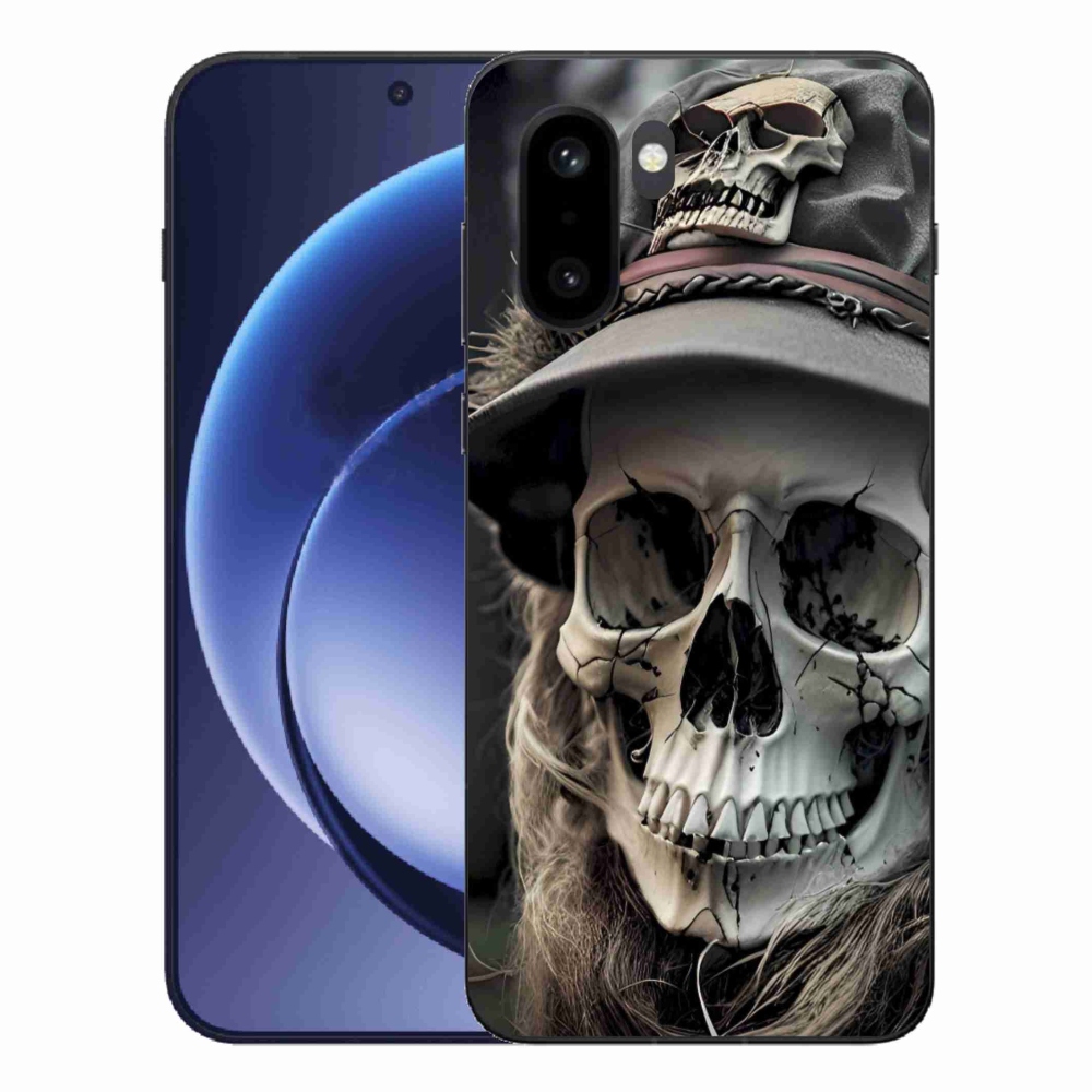 Gélový kryt mmCase na One Plus 15R - tmavá lebka