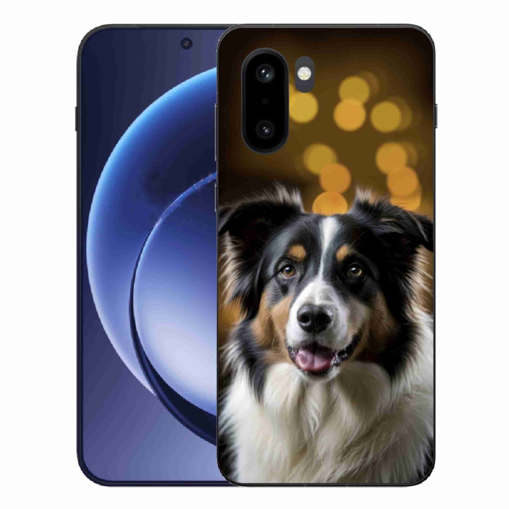 Gélový kryt mmCase na One Plus 15R - usmievavý austrálsky ovčiak