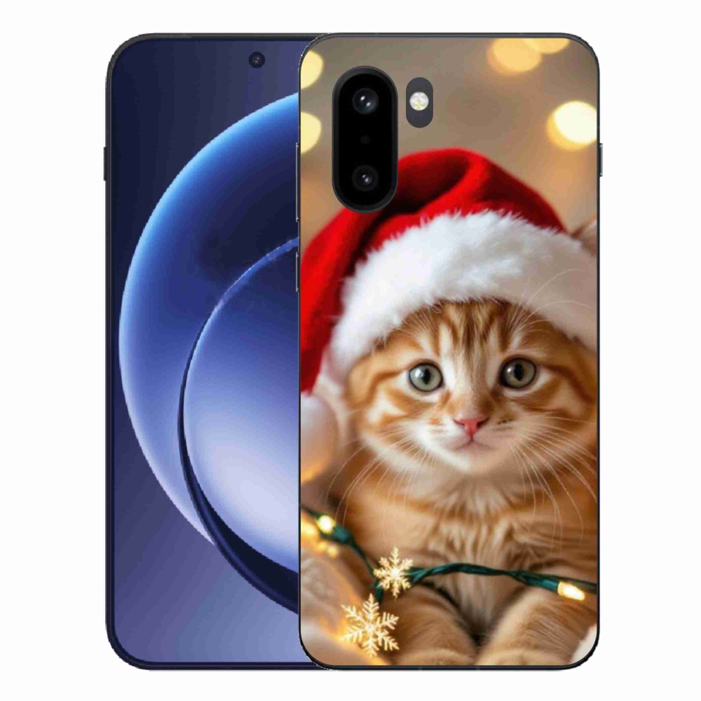 Gélový kryt mmCase na One Plus 15R - vianočné mačiatko