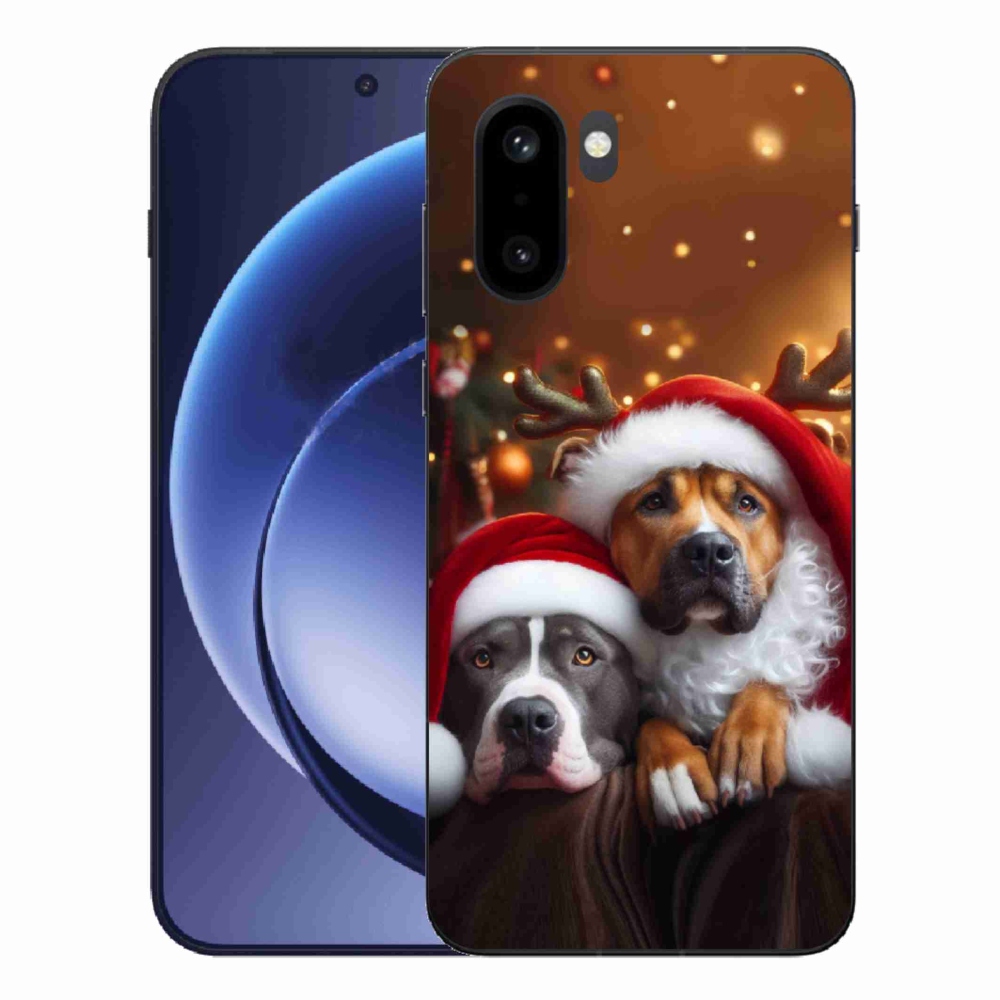 Gélový kryt mmCase na One Plus 15R - vianočné psy