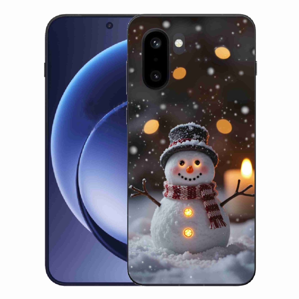 Gélový kryt mmCase na One Plus 15R - veselý snehuliak