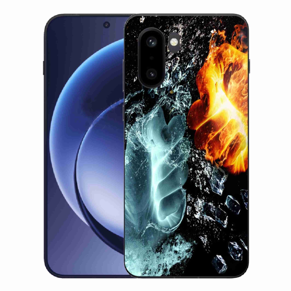Gélový kryt mmCase na One Plus 15R - voda a oheň