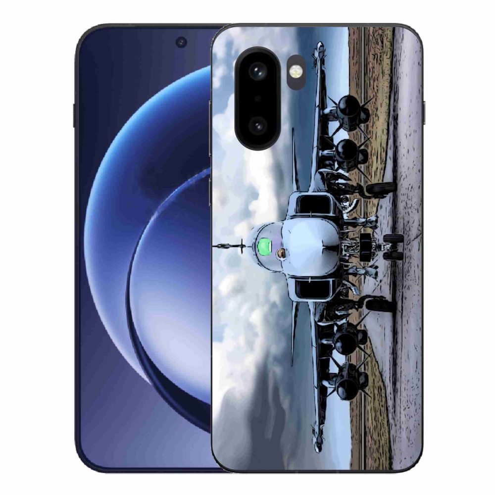 Gélový kryt mmCase na One Plus 15R - vojenské lietadlo