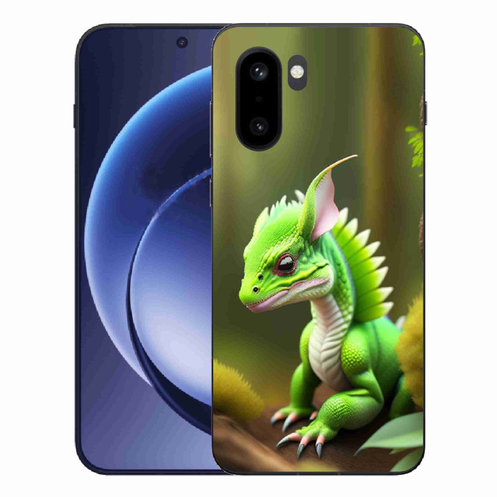 Gélový kryt mmCase na One Plus 15R - zelený dráčik