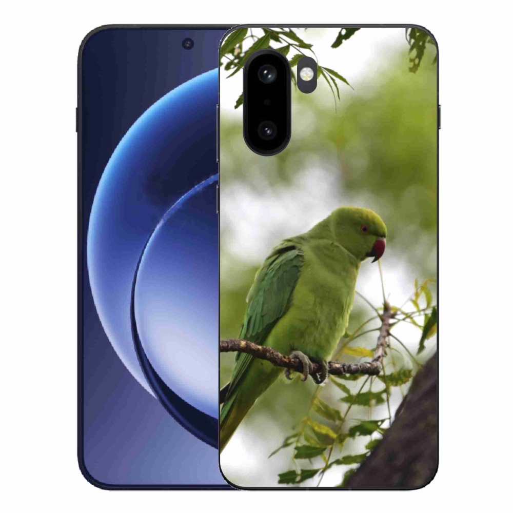 Gélový kryt mmCase na One Plus 15R - zelený papagáj
