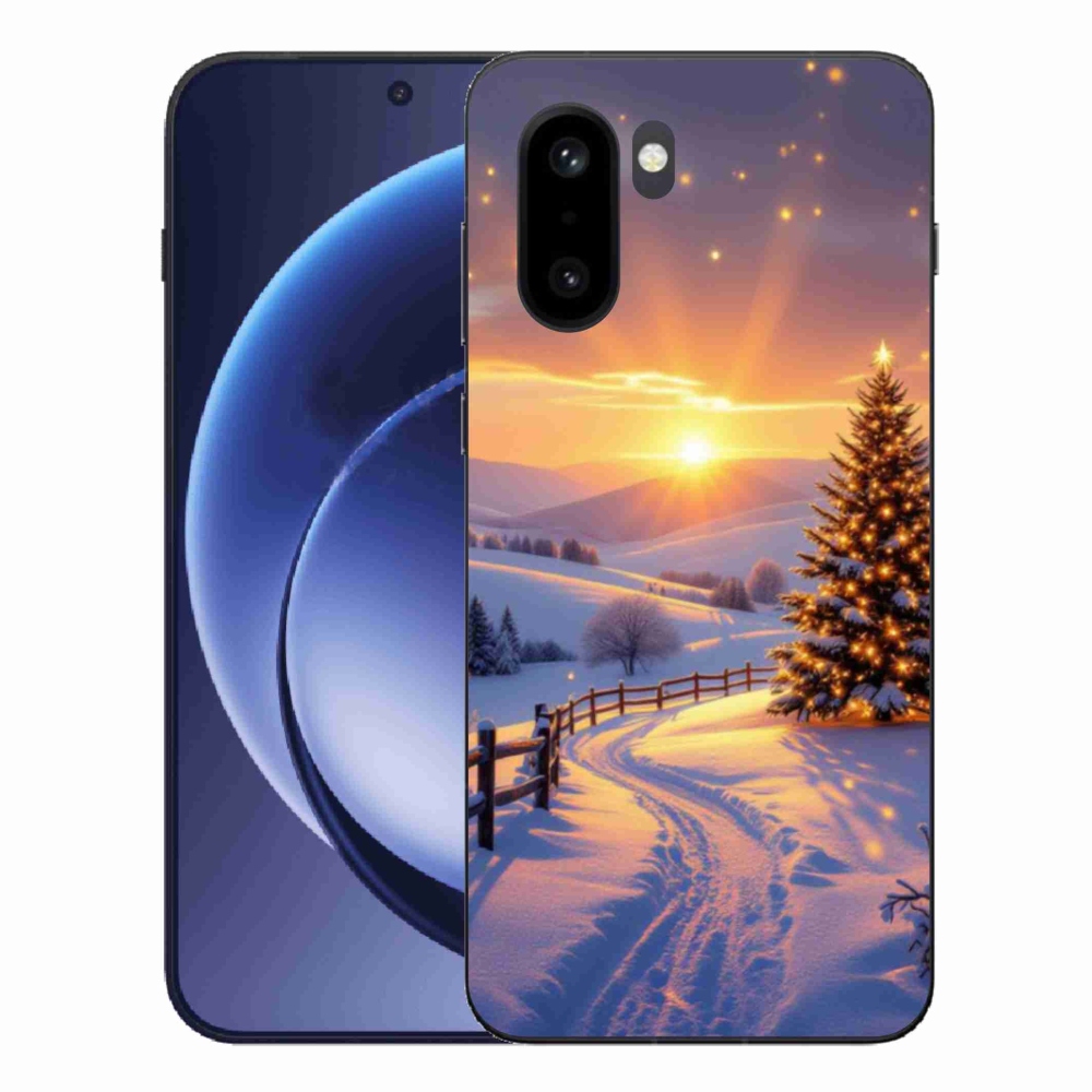 Gélový kryt mmCase na One Plus 15R - zimná krajina