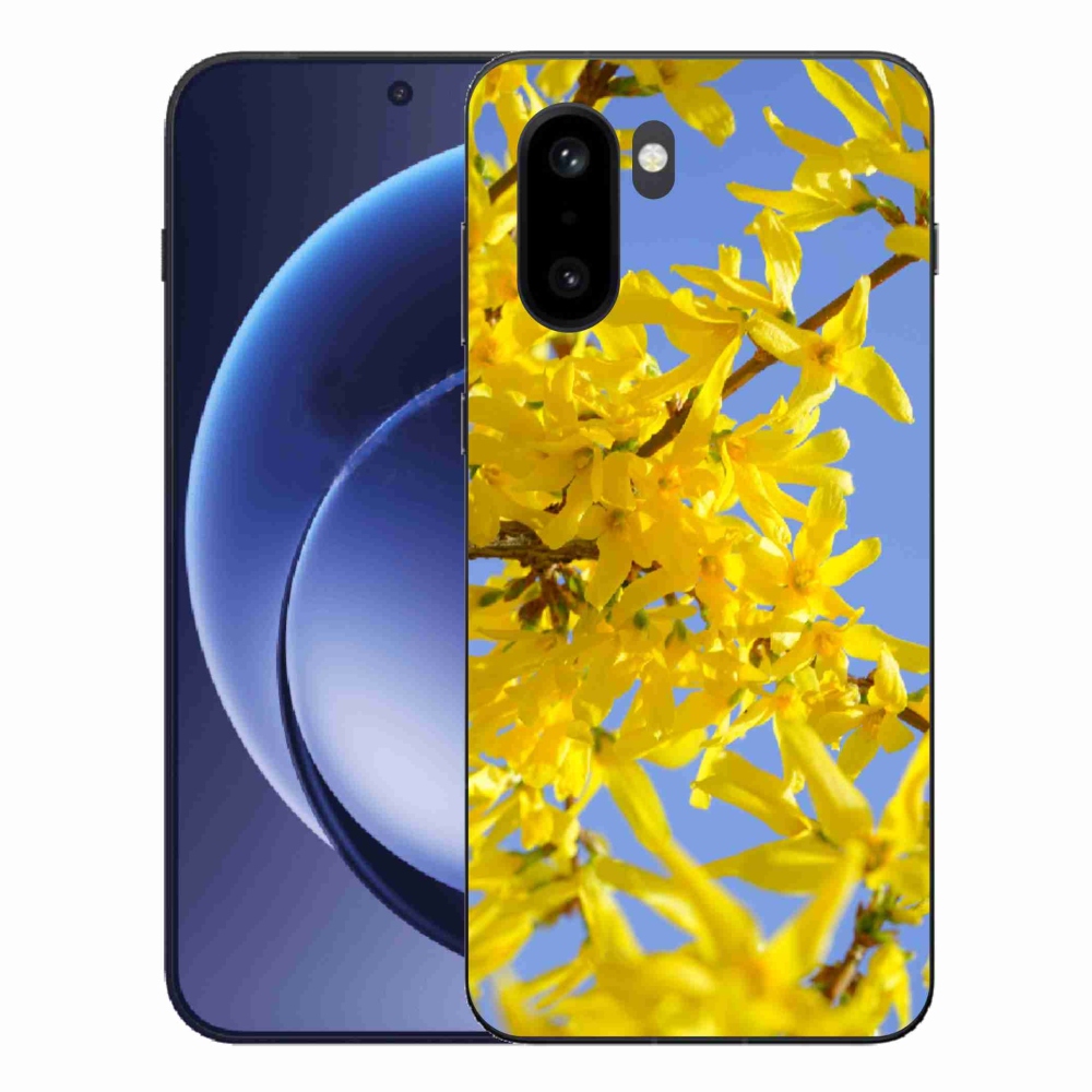 Gélový kryt mmCase na One Plus 15R - žlté kvety