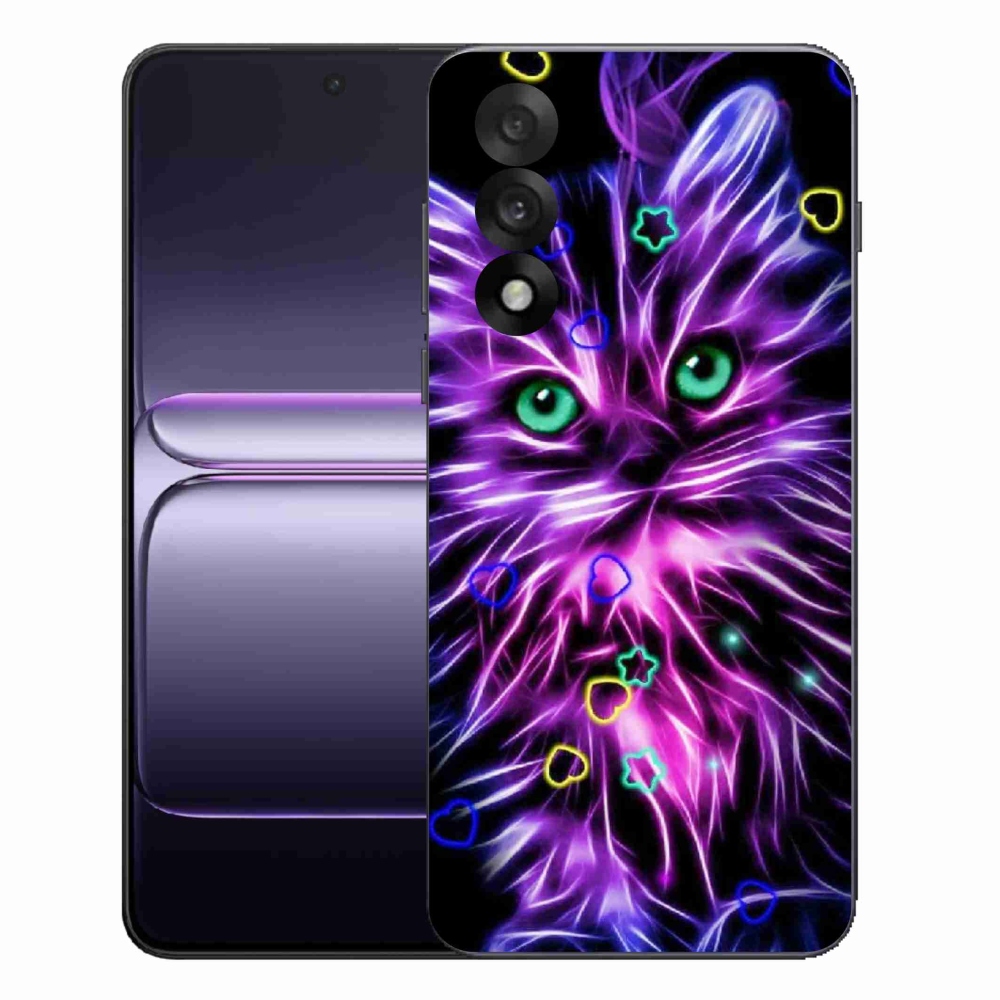 Gélový kryt mmCase na One Plus Nord 5 - abstraktná mačka