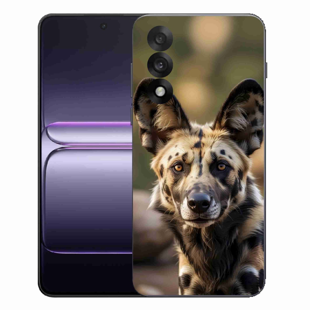 Gélový kryt mmCase na One Plus Nord 5 - africký divoký pes