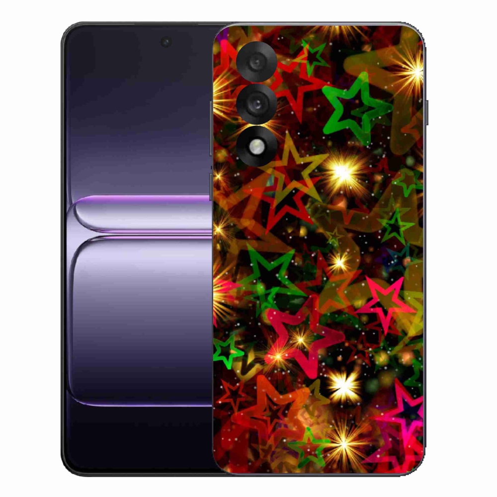 Gélový kryt mmCase na One Plus Nord 5 - farebné hviezdičky