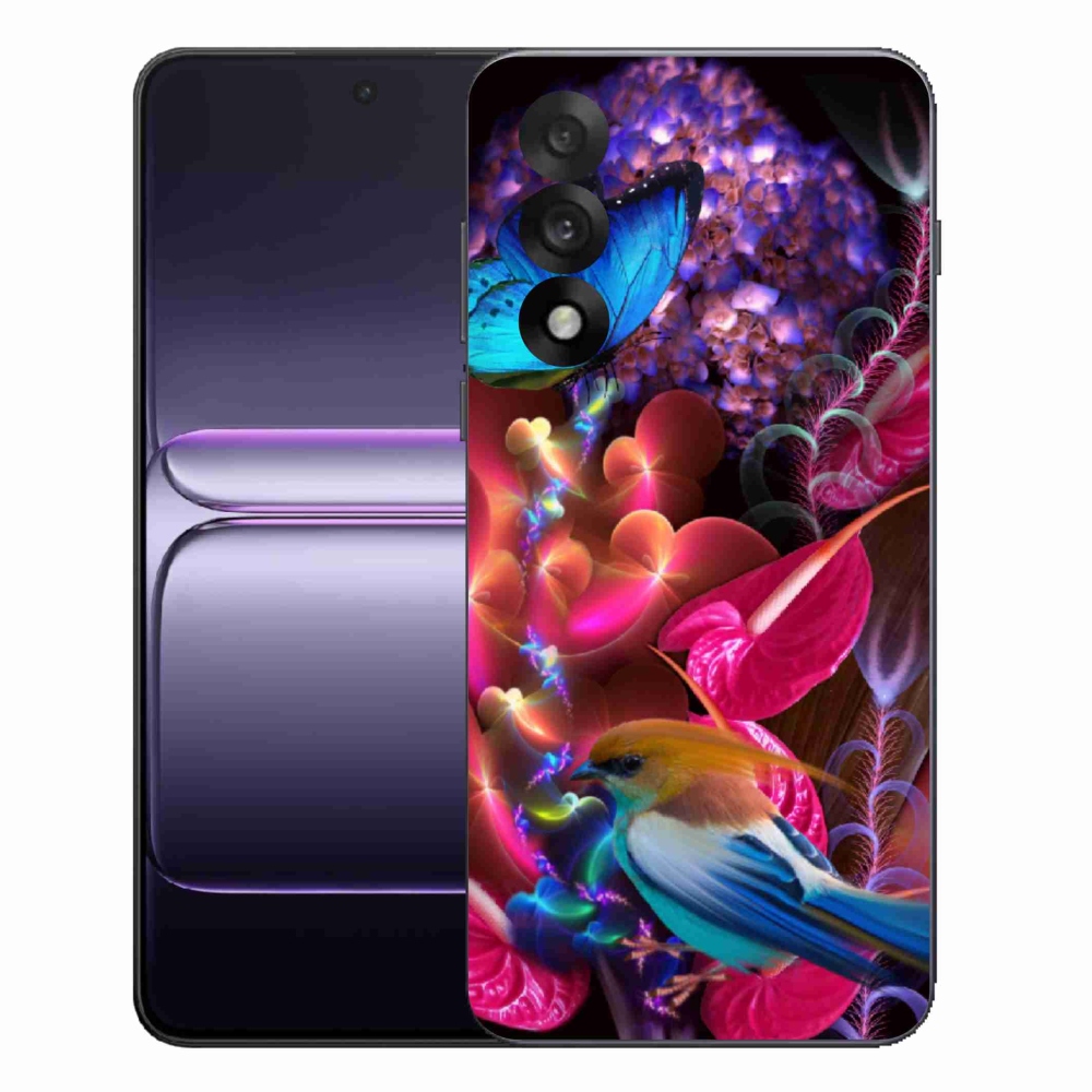 Gélový kryt mmCase na One Plus Nord 5 - farebné kvety
