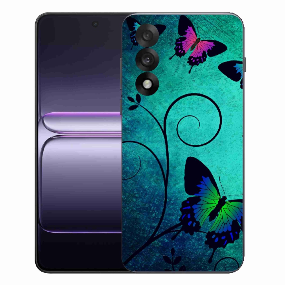 Gélový kryt mmCase na One Plus Nord 5 - farební motýle