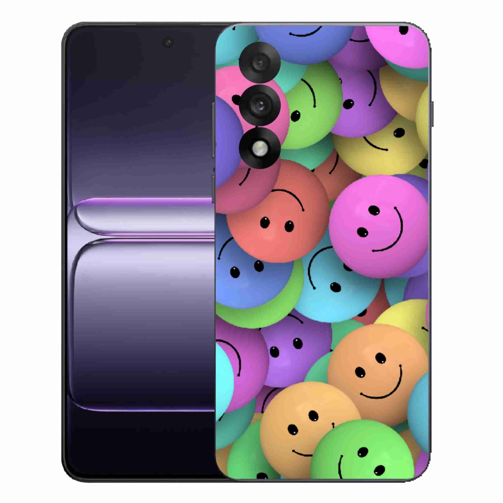 Gélový kryt mmCase na One Plus Nord 5 - farební smajlíci