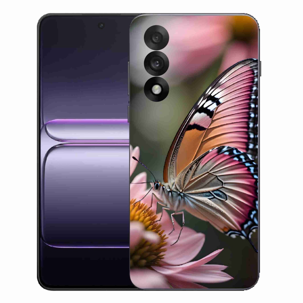 Gélový kryt mmCase na One Plus Nord 5 - farebný motýľ
