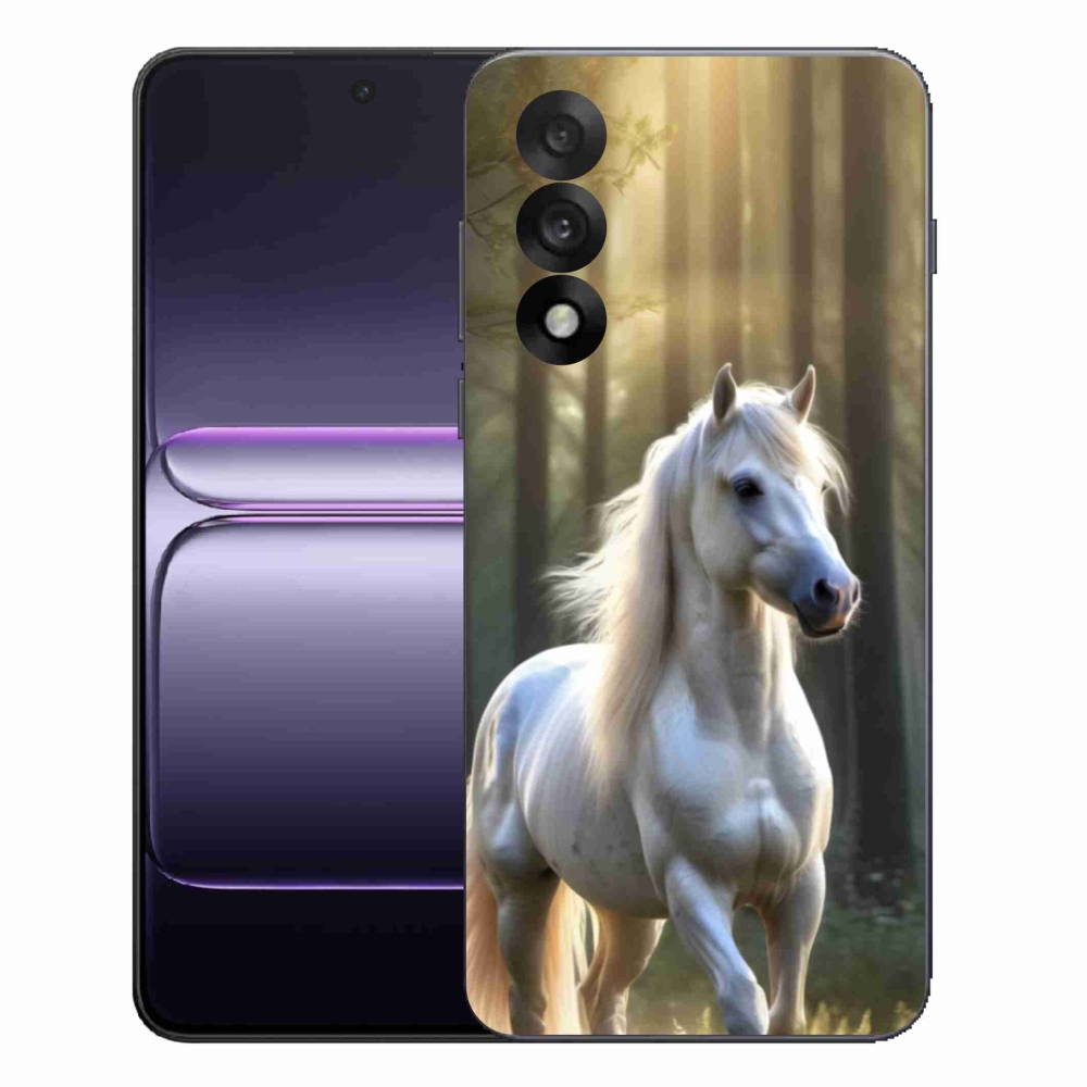 Gélový kryt mmCase na One Plus Nord 5 - biely kôň 3