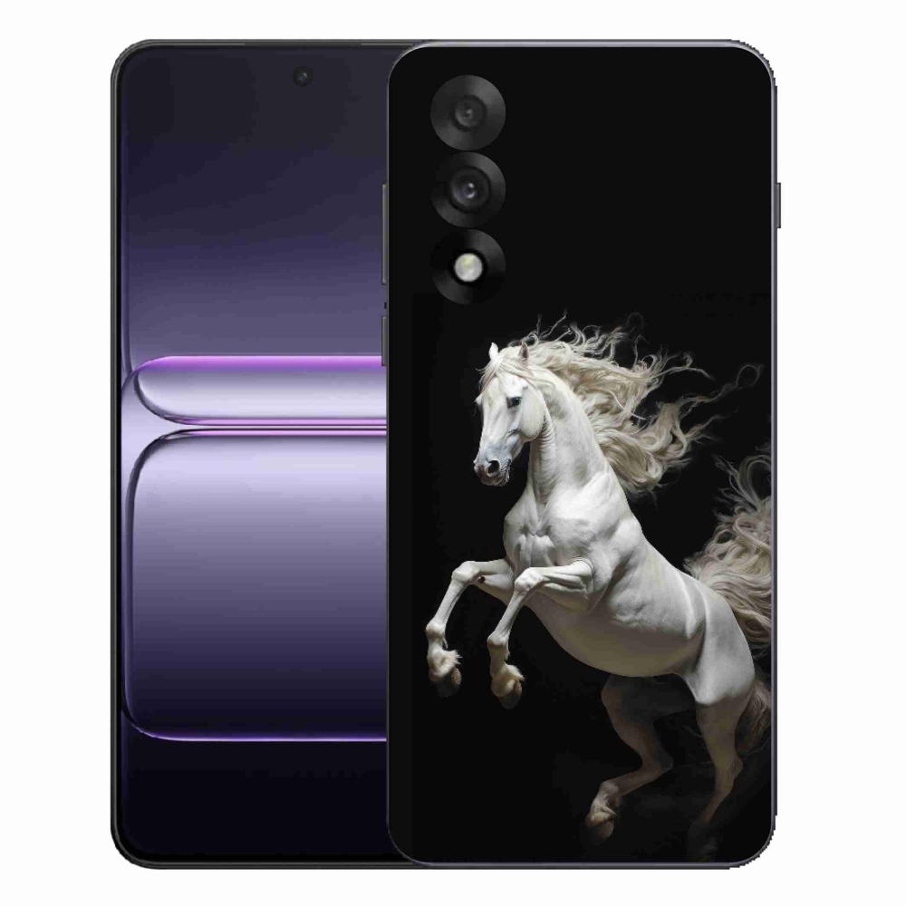 Gélový kryt mmCase na One Plus Nord 5 - biely kôň 4