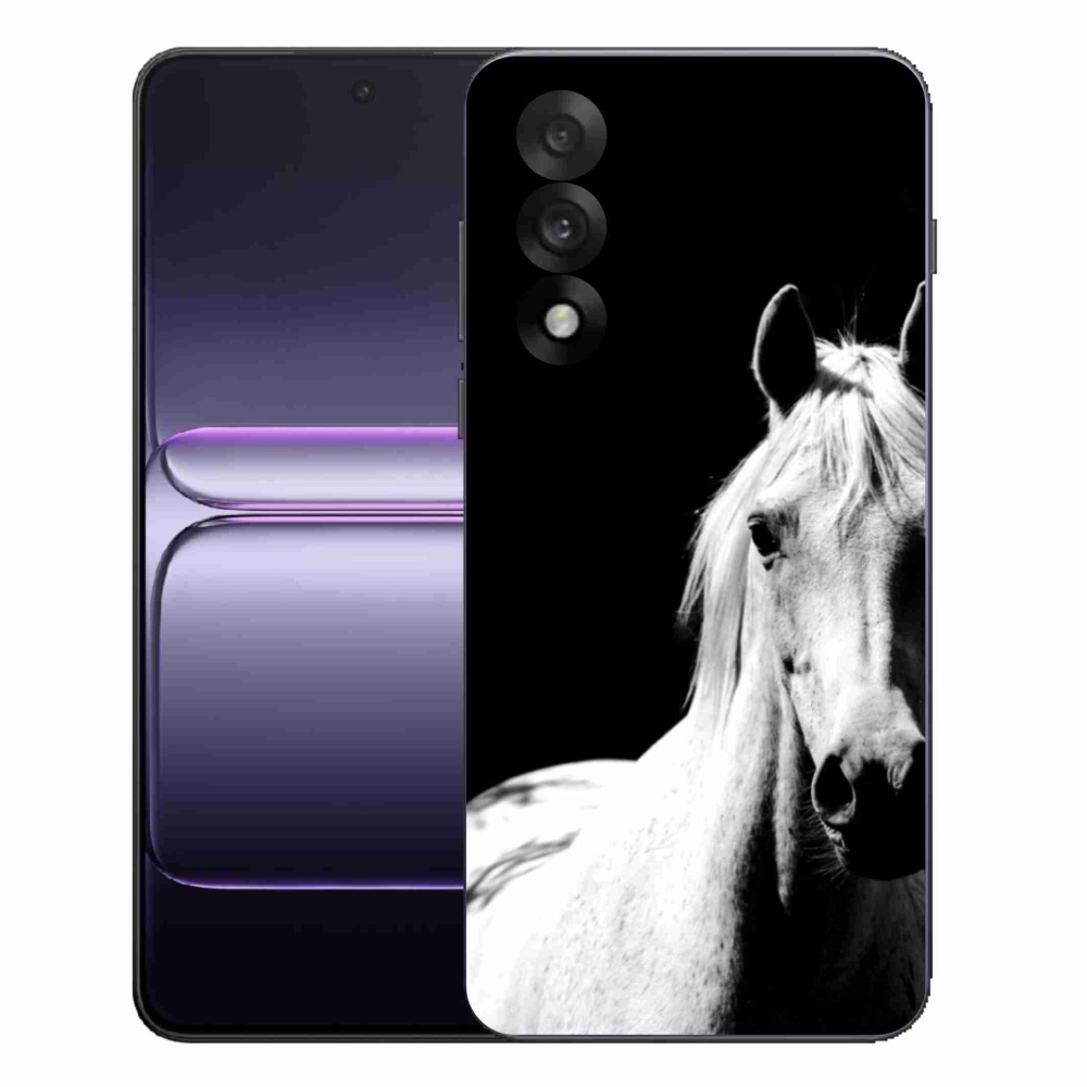 Gélový kryt mmCase na One Plus Nord 5 - biely kôň 5