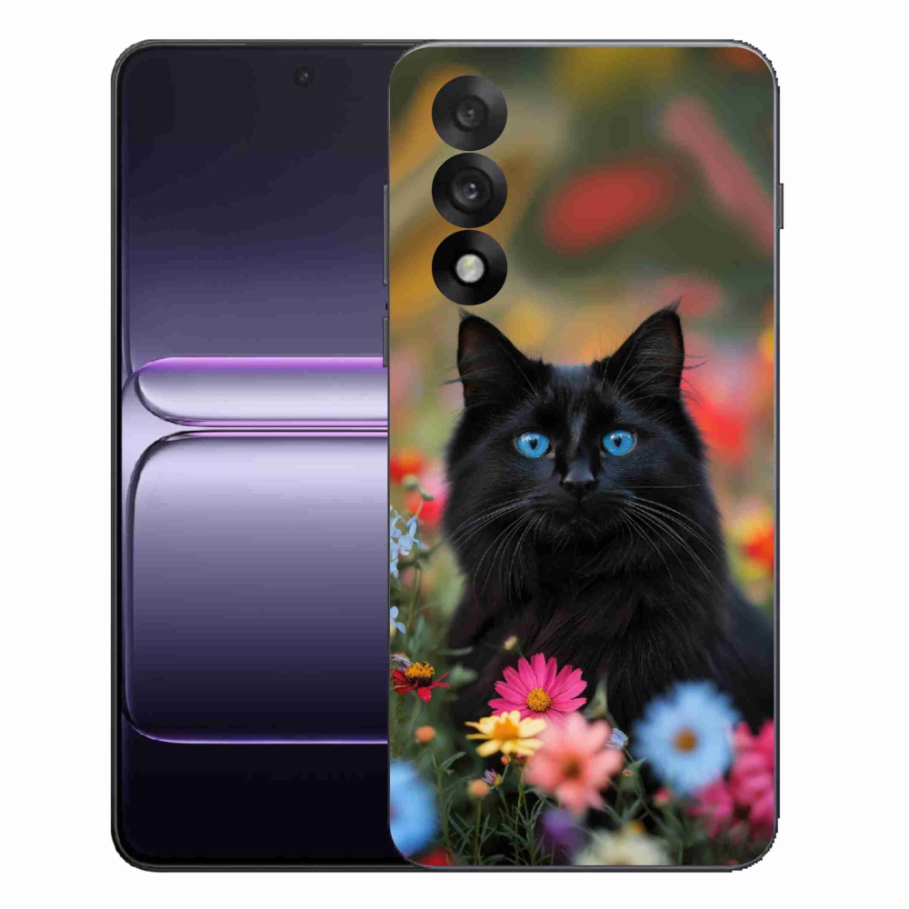 Gélový kryt mmCase na One Plus Nord 5 - čierne mačiatko 4