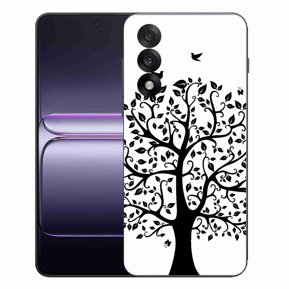 Gélový kryt mmCase na One Plus Nord 5 - čiernobiely strom