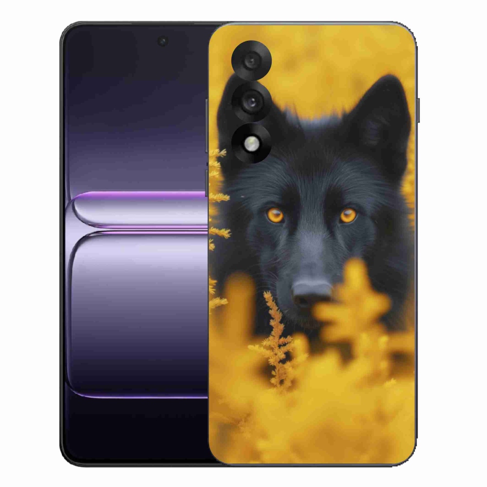 Gélový kryt mmCase na One Plus Nord 5 - čierny vlk 2