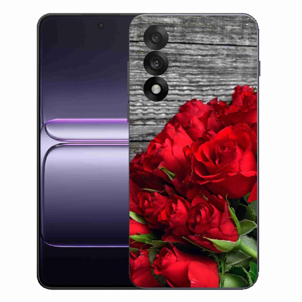Gélový kryt mmCase na One Plus Nord 5 - červené ruže
