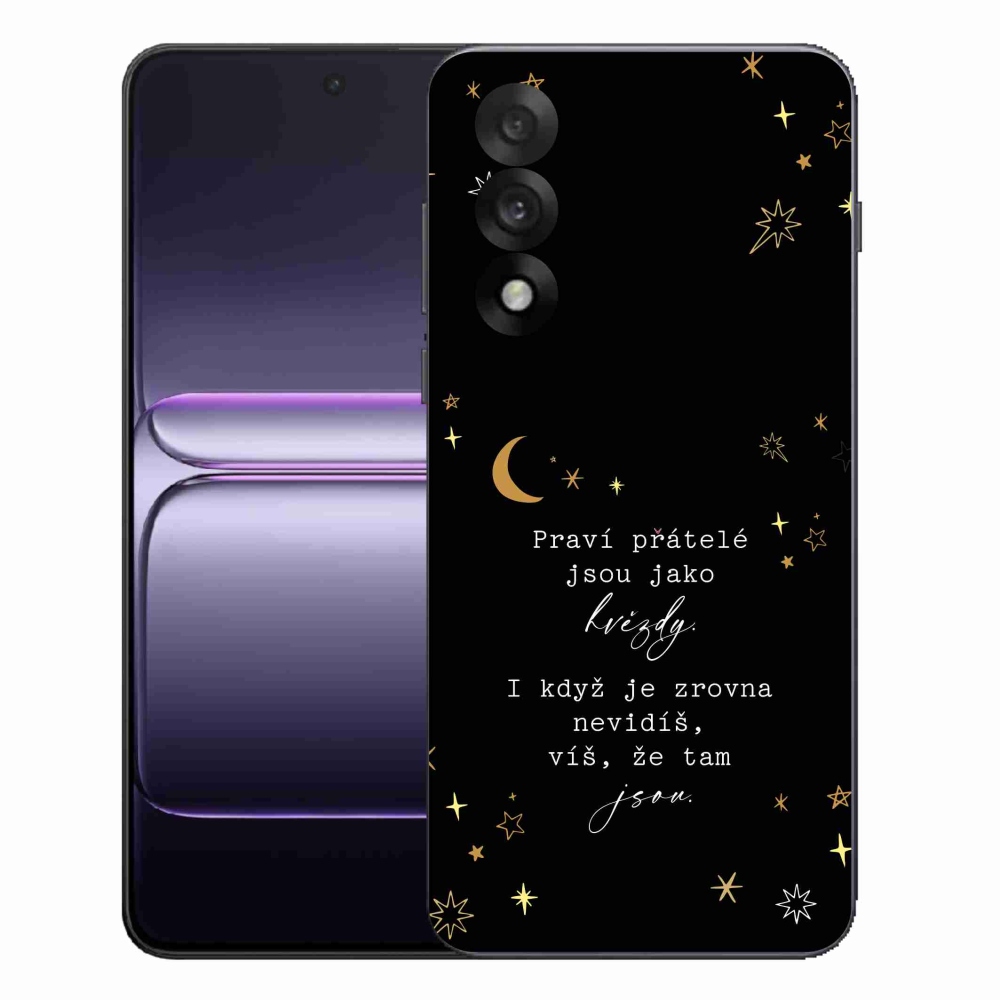 Gélový kryt mmCase na One Plus Nord 5 - citát 6 čierne pozadie