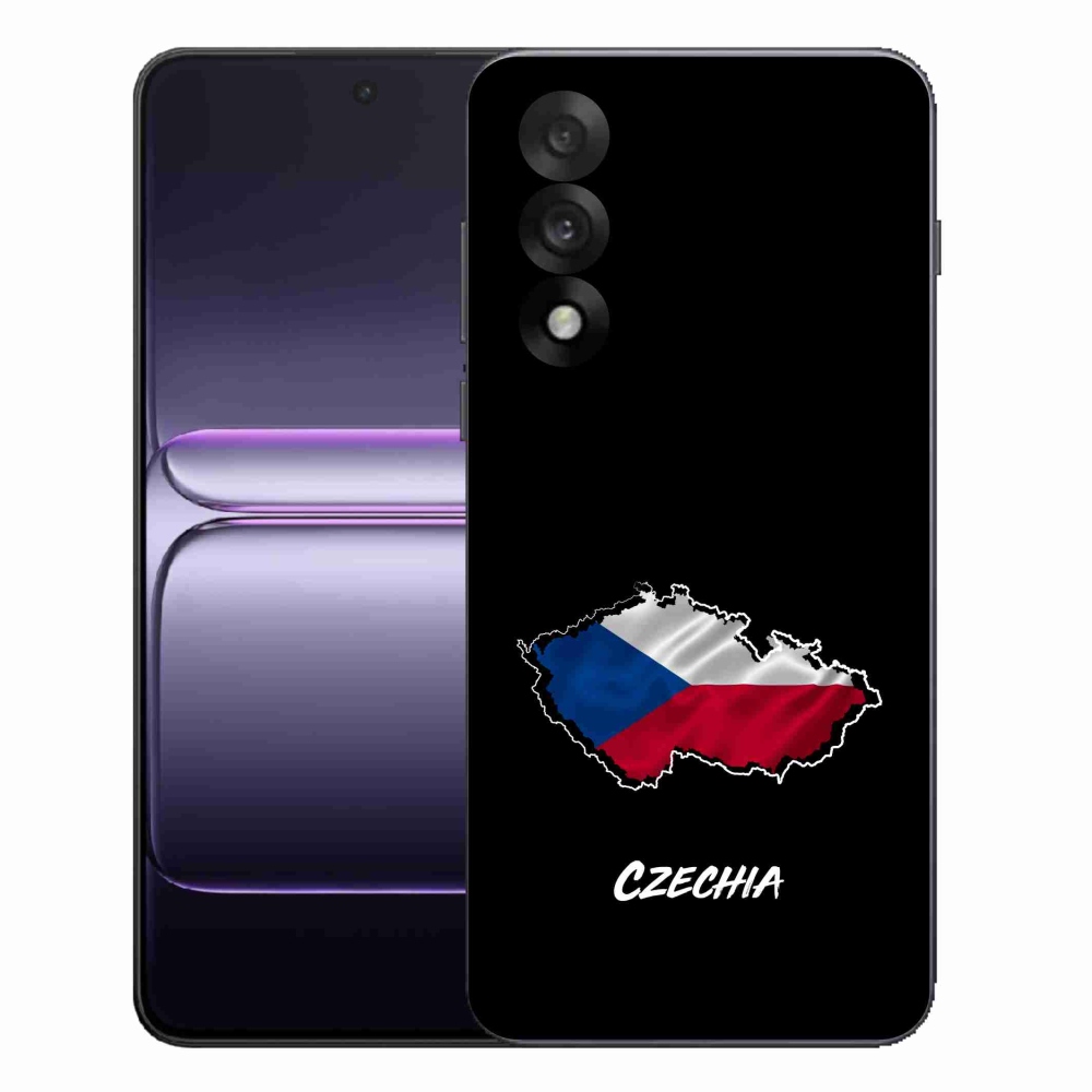 Gélový kryt mmCase na One Plus Nord 5 - Slovakia čierne pozadie