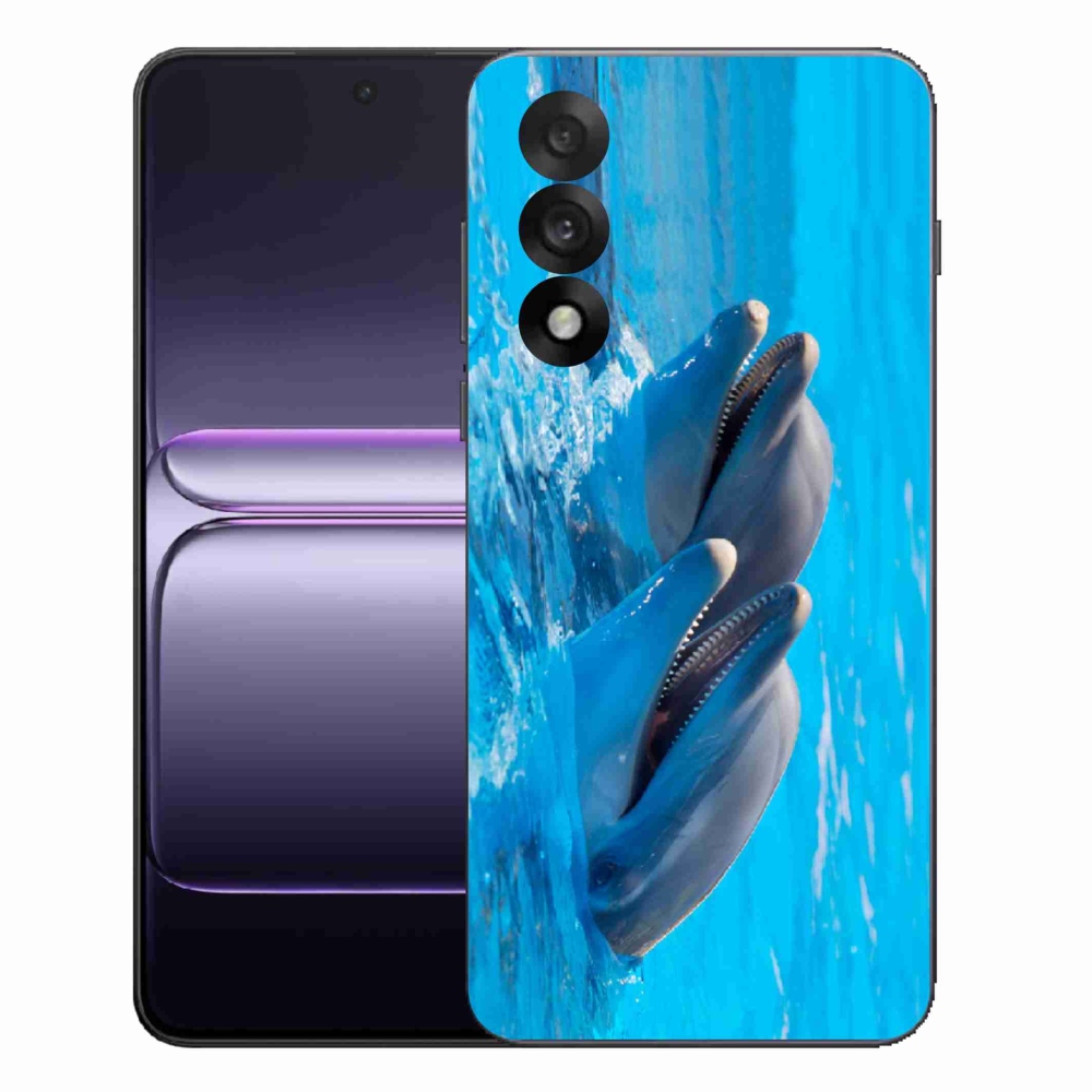 Gélový kryt mmCase na One Plus Nord 5 - delfíny