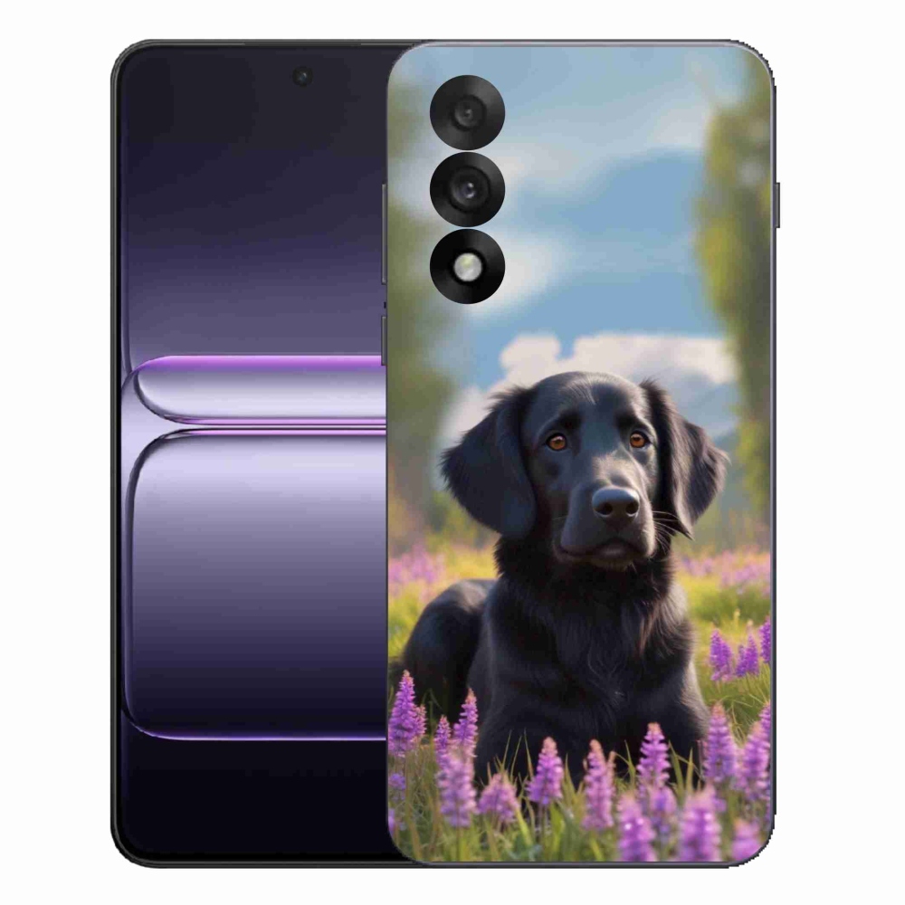 Gélový kryt mmCase na One Plus Nord 5 - elegantný čierny retriever
