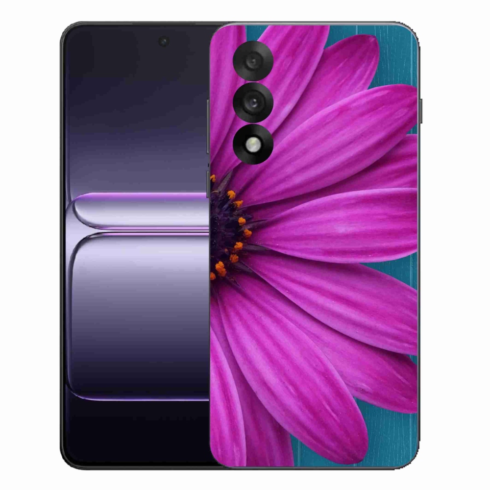 Gélový kryt mmCase na One Plus Nord 5 - fialová margaréta