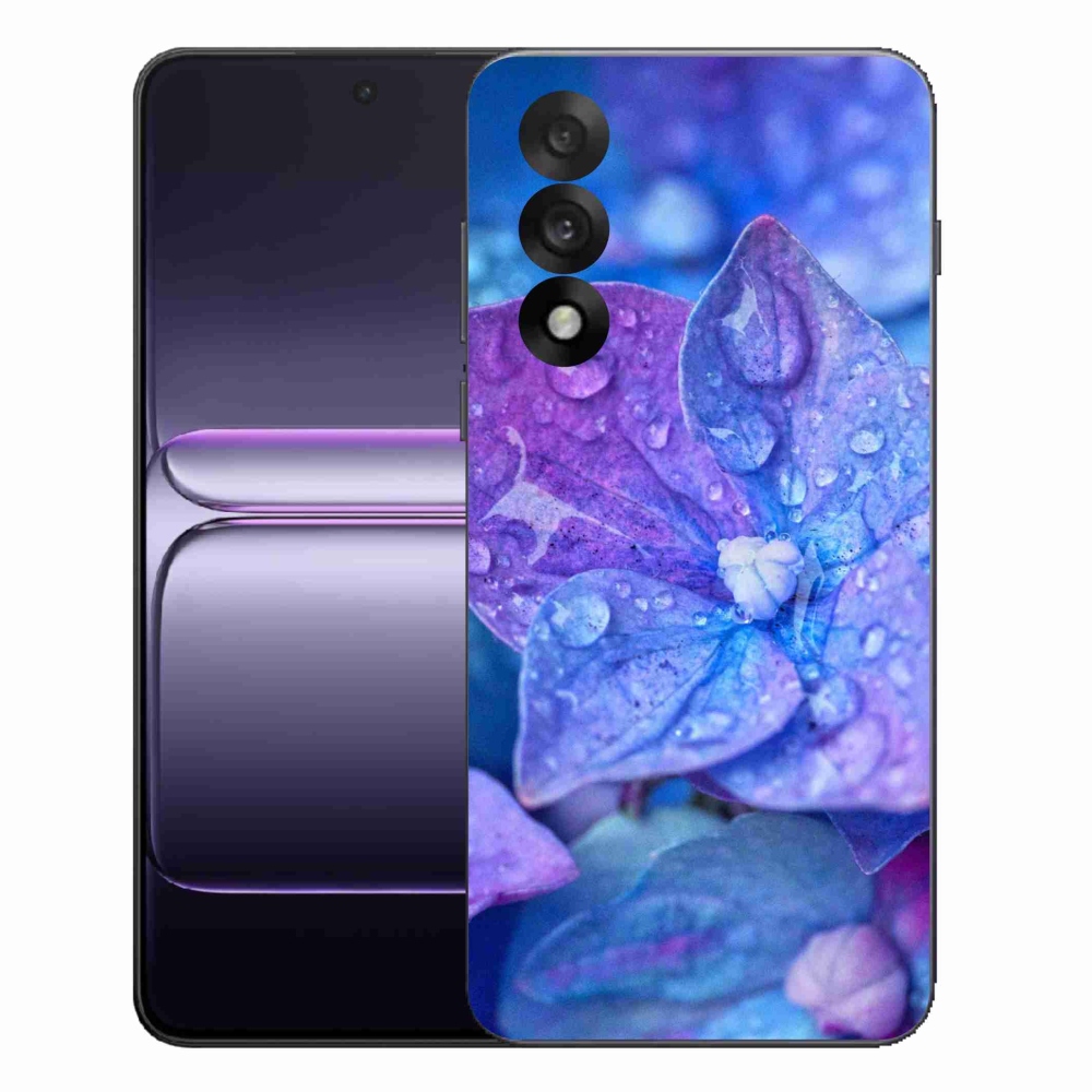 Gélový kryt mmCase na One Plus Nord 5 - fialový kvet