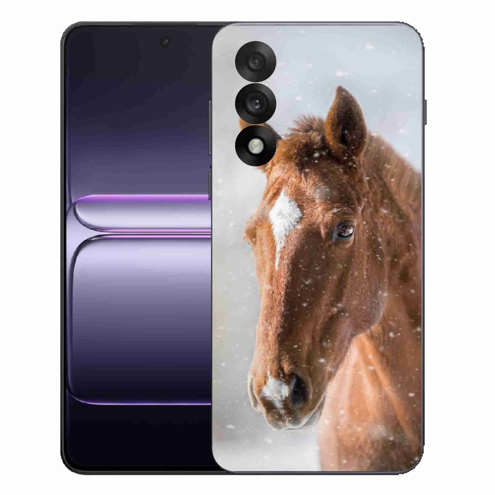 Gélový kryt mmCase na One Plus Nord 5 - hnedý kôň 2