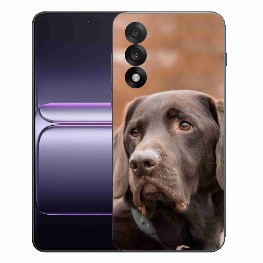 Gélový kryt mmCase na One Plus Nord 5 - hnedý labrador