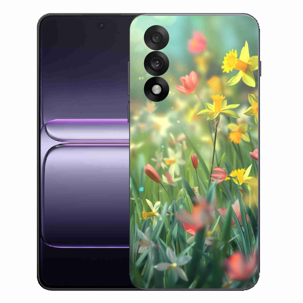 Gélový kryt mmCase na One Plus Nord 5 - jarné kvety