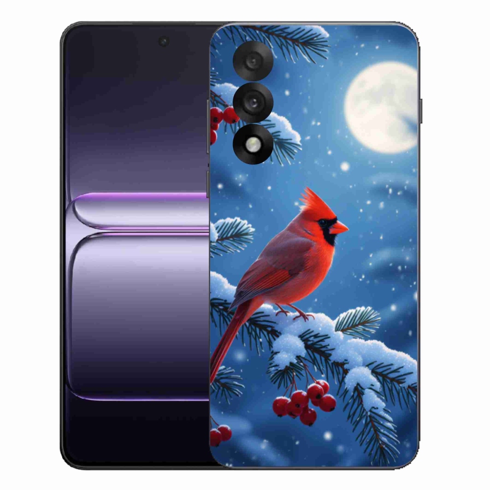 Gélový kryt mmCase na One Plus Nord 5 - kardinál červený