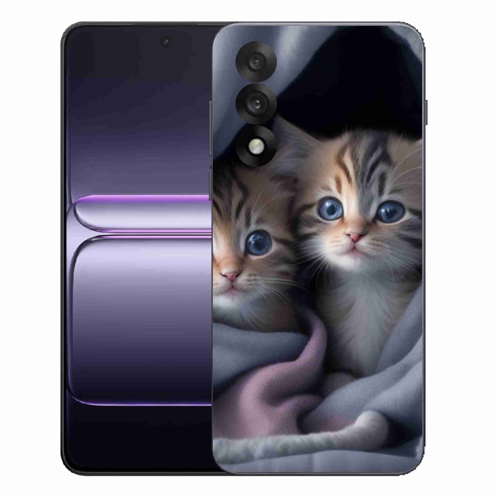 Gélový kryt mmCase na One Plus Nord 5 - mačacie duo 2