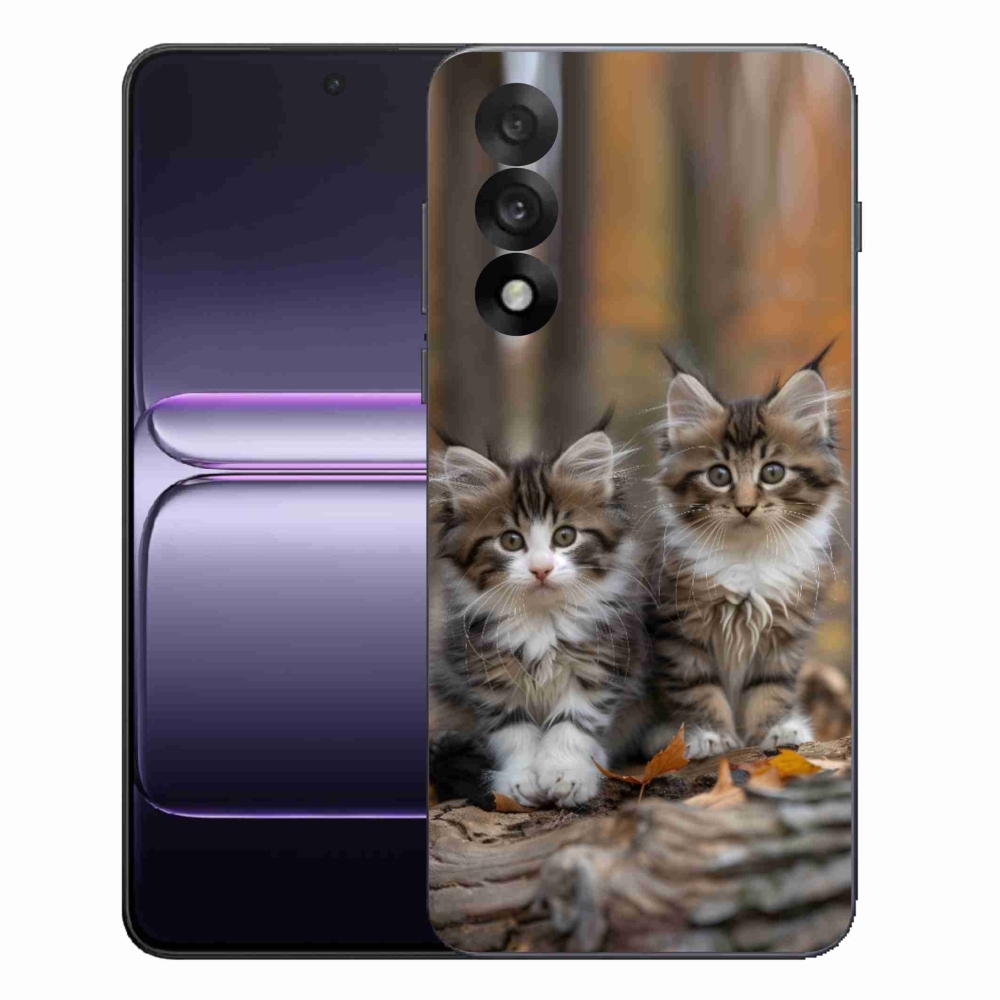 Gélový kryt mmCase na One Plus Nord 5 - mačacie duo 3
