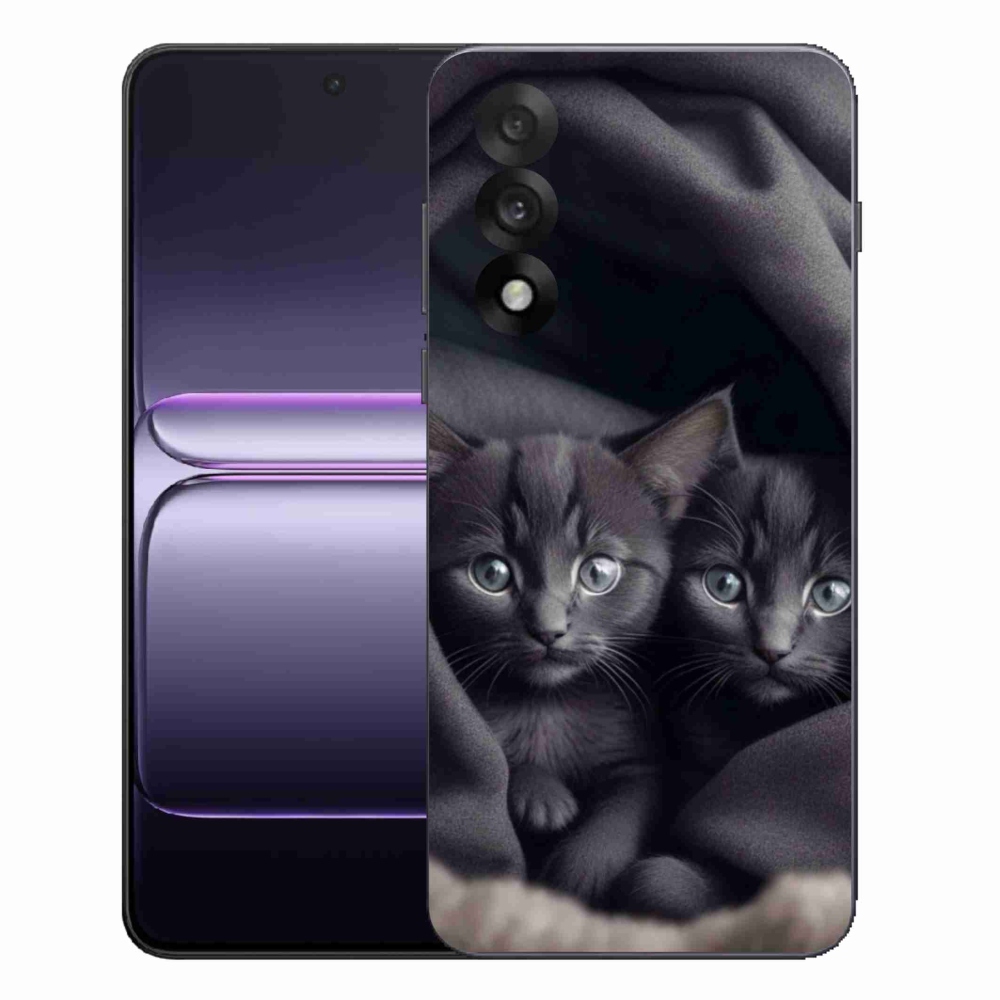 Gélový kryt mmCase na One Plus Nord 5 - mačacie duo