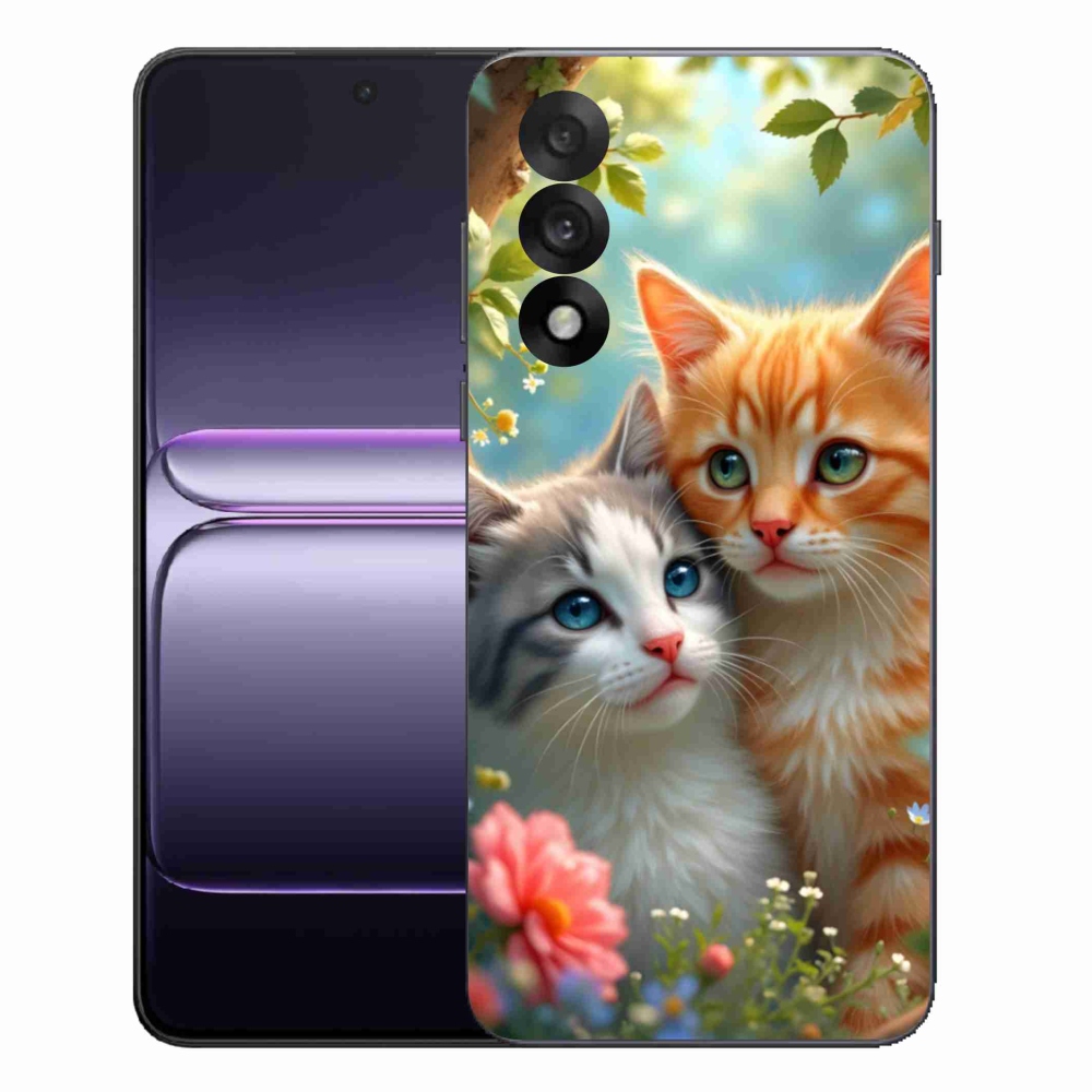 Gélový kryt mmCase na One Plus Nord 5 - mačacia láska 2